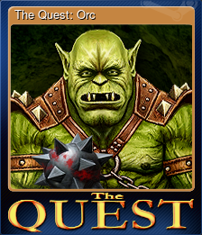 Series 1 - Card 2 of 10 - The Quest: Orc