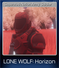 Series 1 - Card 1 of 5 - Separated Nation Army Soldier