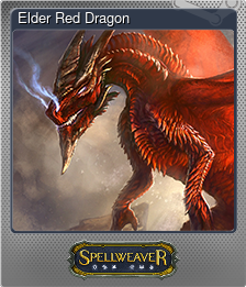 Series 1 - Card 2 of 6 - Elder Red Dragon