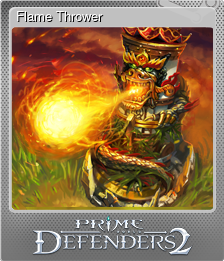 Series 1 - Card 1 of 10 - Flame Thrower