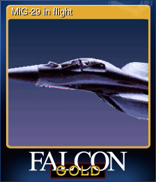 Series 1 - Card 5 of 6 - MiG-29 in flight