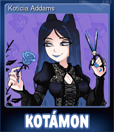 Series 1 - Card 6 of 11 - Koticia Addams