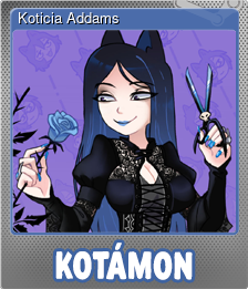 Series 1 - Card 6 of 11 - Koticia Addams