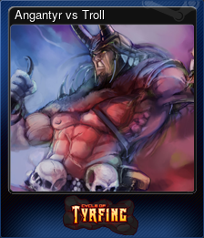 Series 1 - Card 1 of 8 - Angantyr vs Troll