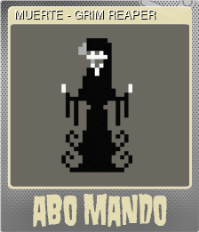 Series 1 - Card 2 of 7 - MUERTE - GRIM REAPER