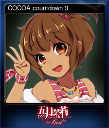 Series 1 - Card 2 of 5 - COCOA countdown 3