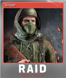 Series 1 - Card 8 of 8 - Sniper