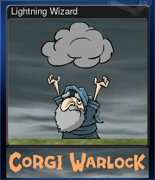 Series 1 - Card 3 of 6 - Lightning Wizard