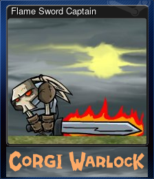 Series 1 - Card 1 of 6 - Flame Sword Captain