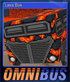 Series 1 - Card 5 of 7 - Lava Bus