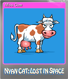 Series 1 - Card 6 of 6 - Miss Cow