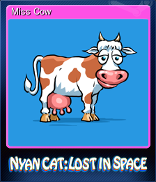 Series 1 - Card 6 of 6 - Miss Cow