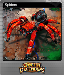 Series 1 - Card 5 of 6 - Spiders