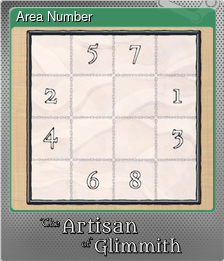 Series 1 - Card 3 of 7 - Area Number