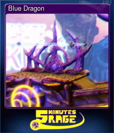 Series 1 - Card 10 of 10 - Blue Dragon