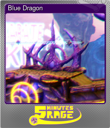 Series 1 - Card 10 of 10 - Blue Dragon