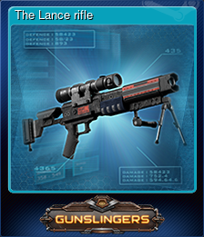 Series 1 - Card 2 of 9 - The Lance rifle