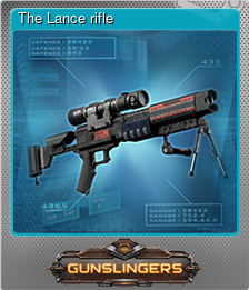 Series 1 - Card 2 of 9 - The Lance rifle