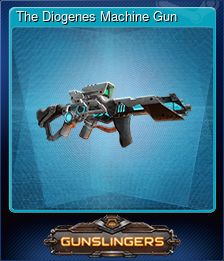 Series 1 - Card 5 of 9 - The Diogenes Machine Gun