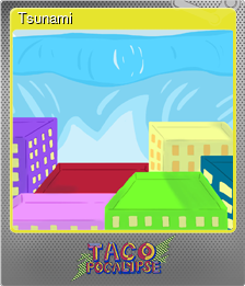 Series 1 - Card 4 of 5 - Tsunami