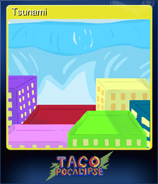 Series 1 - Card 4 of 5 - Tsunami
