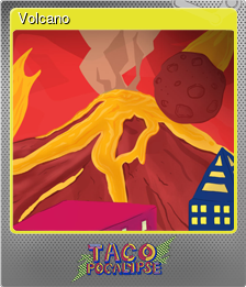 Series 1 - Card 5 of 5 - Volcano