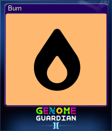 Series 1 - Card 2 of 14 - Burn