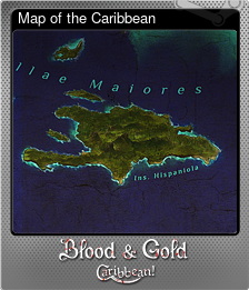 Series 1 - Card 3 of 11 - Map of the Caribbean