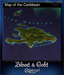 Series 1 - Card 3 of 11 - Map of the Caribbean