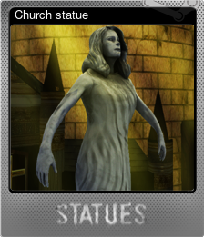 Series 1 - Card 1 of 5 - Church statue