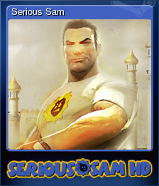 Series 1 - Card 4 of 8 - Serious Sam