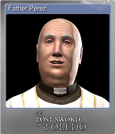 Series 1 - Card 1 of 8 - Father Perez