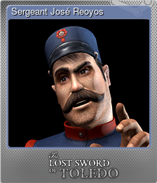 Series 1 - Card 4 of 8 - Sergeant José Reoyos