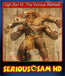 Series 1 - Card 3 of 8 - Ugh-Zan III, The Vicious Warlock