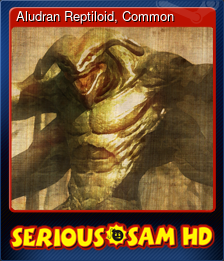 Series 1 - Card 1 of 8 - Aludran Reptiloid, Common