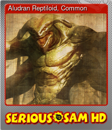 Series 1 - Card 1 of 8 - Aludran Reptiloid, Common