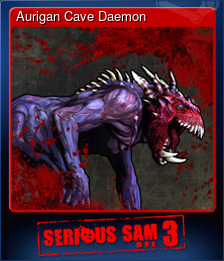 Series 1 - Card 1 of 8 - Aurigan Cave Daemon