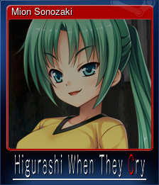 Series 1 - Card 8 of 8 - Mion Sonozaki