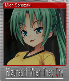 Series 1 - Card 8 of 8 - Mion Sonozaki