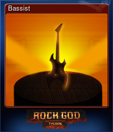 Series 1 - Card 4 of 8 - Bassist