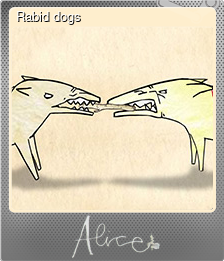 Series 1 - Card 9 of 9 - Rabid dogs