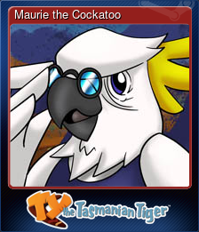 Series 1 - Card 2 of 7 - Maurie the Cockatoo