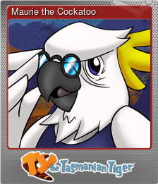 Series 1 - Card 2 of 7 - Maurie the Cockatoo