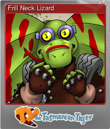 Series 1 - Card 5 of 7 - Frill Neck Lizard