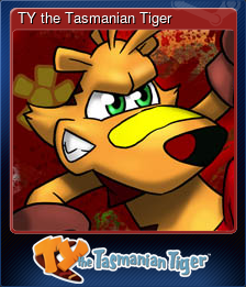 Series 1 - Card 1 of 7 - TY the Tasmanian Tiger