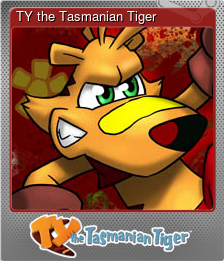 Series 1 - Card 1 of 7 - TY the Tasmanian Tiger