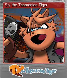 Series 1 - Card 3 of 7 - Sly the Tasmanian Tiger