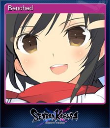 Series 1 - Card 5 of 7 - Benched