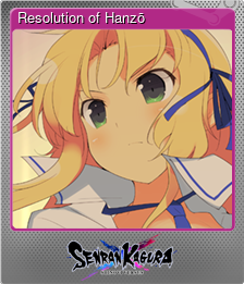 Series 1 - Card 4 of 7 - Resolution of Hanzō