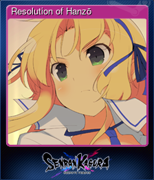 Series 1 - Card 4 of 7 - Resolution of Hanzō